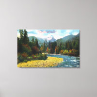 Vue sur les Lions et la rivière Capilano