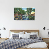 Toile Vue sur les moulins le long du canal (Insitu(Chambre))