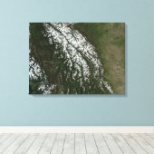 Toile Vue sur les Rocheuses (Insitu (Plancher de Bois))