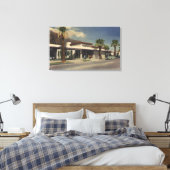 Toile Vue sur l'hôtel Palm Springs (Insitu(Chambre))