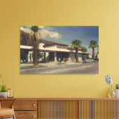 Toile Vue sur l'hôtel Palm Springs (Insitu(Salon))
