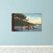 Toile Vue sur l'île au trésor (Insitu (Plancher de Bois))