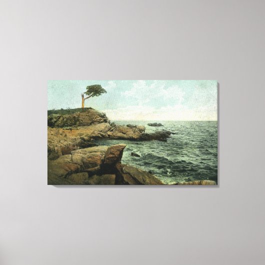 Toile Vue sur l'île de Peaks et le Pair Tree (Recto)