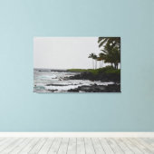 Toile Vue sur l'océan à Poipu (Insitu (Plancher de Bois))