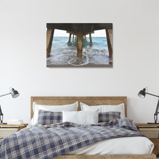 Toile Vue sur l'océan depuis Under the Pier (Insitu(Chambre))