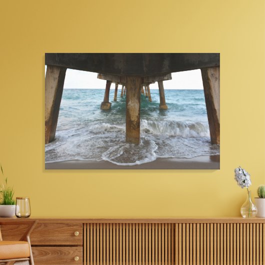 Toile Vue sur l'océan depuis Under the Pier (Insitu(Salon))