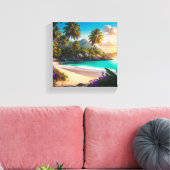 Toile Vue sur l'océan du Paradis tropical (Insitu(Salon))