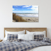 Toile Vue sur l'océan et la plage depuis les dunes (Insitu(Chambre))