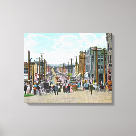 Toile Vue sur l'Ouest depuis Holly Street (Recto)