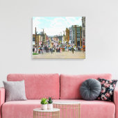 Toile Vue sur l'Ouest depuis Holly Street (Insitu(Salon))