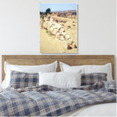 Toile Vue sur l'une des statues géantes de Telemon (Insitu(Chambre))