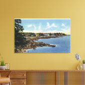 Toile Vue sur Ocean Point, Maisons en bord de mer (Insitu(Salon))