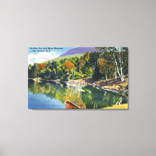 Toile Vue sur Paradise Bay et Black Mountain depuis