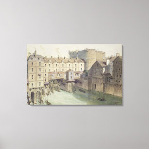 Toile Vue sur Petit Chatelet et le Petit Pont