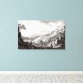 Toile Vue sur Tarquinia et Corneto (Insitu (Plancher de Bois))