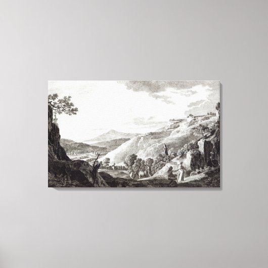Toile Vue sur Tarquinia et Corneto (Recto)