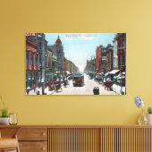 Toile Vue sur Washington Street avec funiculaire (Insitu(Salon))
