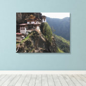 Toile vue taktsang (Insitu (Plancher de Bois))
