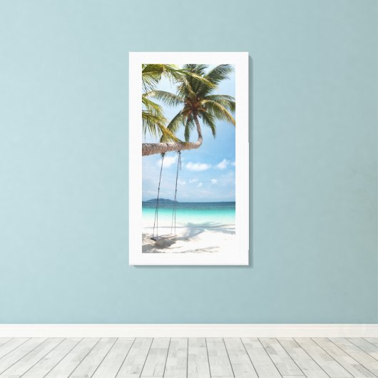 Toile Vue tropicale (Insitu (Plancher de Bois))