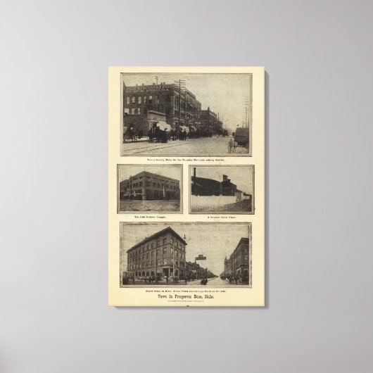Toile Vues, Boise, Idaho (Recto)
