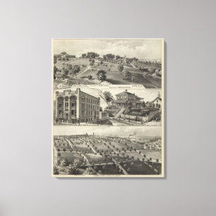 Toile Vues de Kansas City, le Kansas