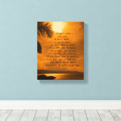 Toile Vues Mariage Sunset (Insitu (Plancher de Bois))