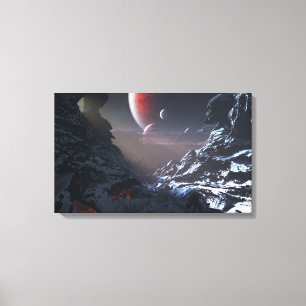 Toile Vulcain (Neige) (Triptyque)