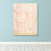 Toile W.18v Étude des capitales de colonne (Insitu (Plancher de Bois))