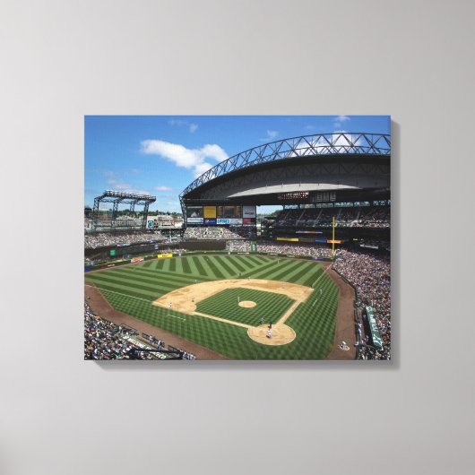 Toile WA, Seattle, Safeco Field, baseball des Mariners (Recto)
