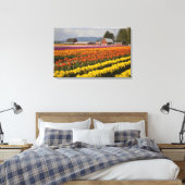 Toile WA, Skagit Valley, Champs de tulipe en fleur, à (Insitu(Chambre))