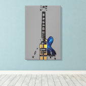 Toile Waccna de guitare 4 16x24 (40x60cm) (Insitu (Plancher de Bois))