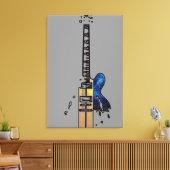 Toile Waccna de guitare 4 24x36 (60x90cm) (Insitu(Salon))