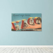 Toile Waco, TexasScènes de grandes lettresWaco, TX (Insitu (Plancher de Bois))