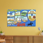 Toile Waco, TexasScènes de grandes lettresWaco, TX 2 (Insitu(Salon))