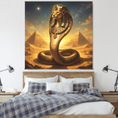Toile Wadjet – Egyptian Cobra Goddess (Insitu(Chambre))