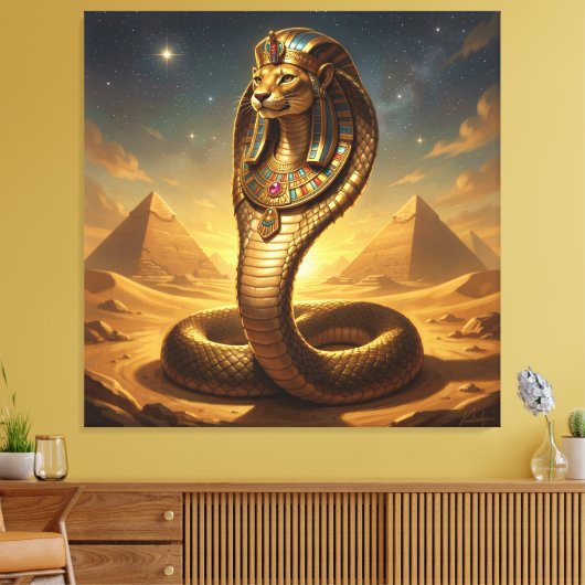 Toile Wadjet – Egyptian Cobra Goddess (Insitu(Salon))