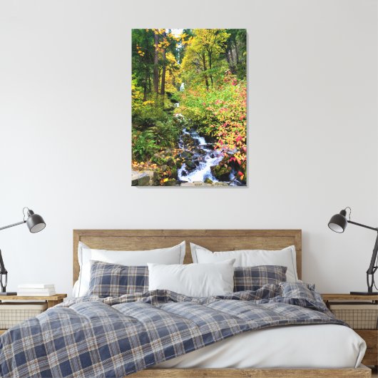 Toile Wahkeena Falls, gorge de Columbia, Oregon (Insitu(Chambre))