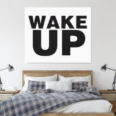 Toile Wake up Black (Insitu(Chambre))