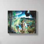 Toile Walden Pond revisité par Newell Convers Wyeth (Recto)