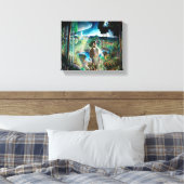 Toile Walden Pond revisité par Newell Convers Wyeth (Insitu(Chambre))