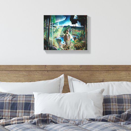 Toile Walden Pond revisité par Newell Convers Wyeth (Insitu(Chambre))