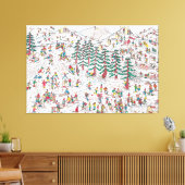 Toile Waldo Cartoon Premium Wrapped (Gloss) (Insitu(Salon))