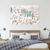 Toile Waldo Cartoon Premium Wrapped (Gloss) (Insitu(Chambre))