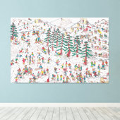 Toile Waldo Cartoon Premium Wrapped (Gloss) (Insitu (Plancher de Bois))