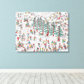 Toile Waldo Cartoon Premium Wrapped (Gloss) (Insitu (Plancher de Bois))