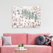 Toile Waldo Cartoon Premium Wrapped (Gloss) (Insitu(Salon))