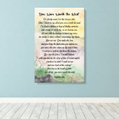 Toile "Wall Art Inspirational Love and Family" (Insitu (Plancher de Bois))