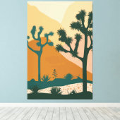 Toile Wall Art Joshua Tree National Park Splendor (Insitu (Plancher de Bois))