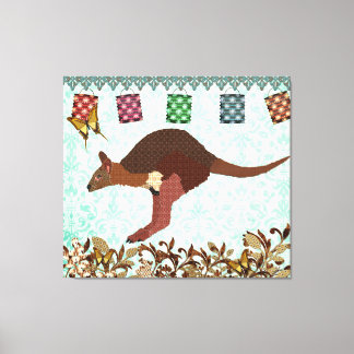Toile Wallaby Blue Misty Day Canvas