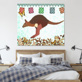 Toile Wallaby Blue Misty Day Canvas (Insitu(Chambre))
